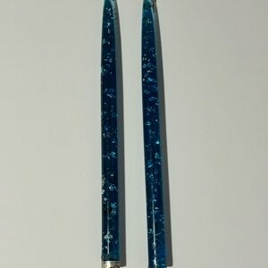Vintage Blue Lucite Candles